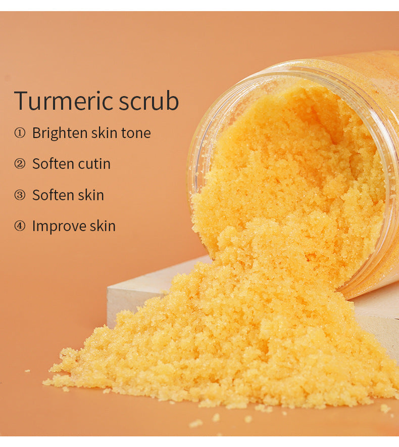 Turmeric Facial Scrub 220g – Exfoliating & Softening Body and Face Scrub for Radiant, Smooth Skin