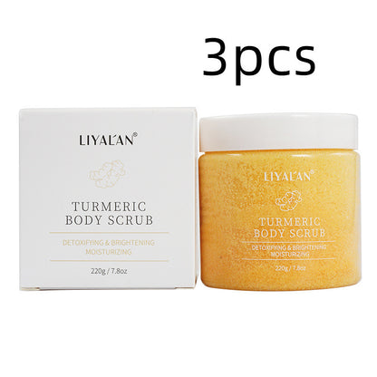 Turmeric Facial Scrub 220g – Exfoliating & Softening Body and Face Scrub for Radiant, Smooth Skin