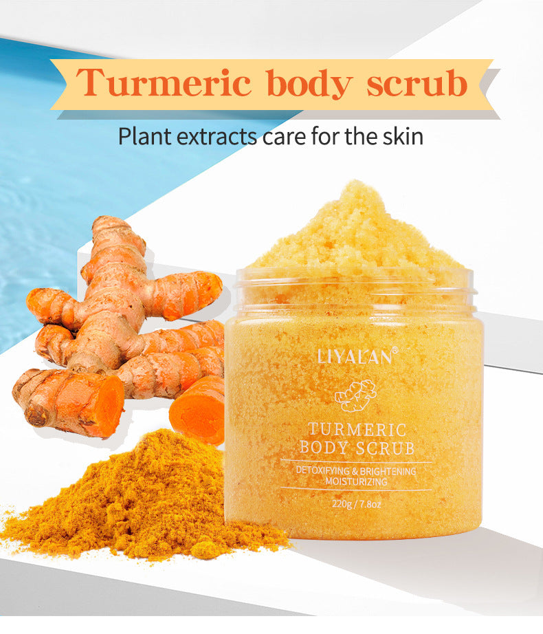 Turmeric Facial Scrub 220g – Exfoliating & Softening Body and Face Scrub for Radiant, Smooth Skin