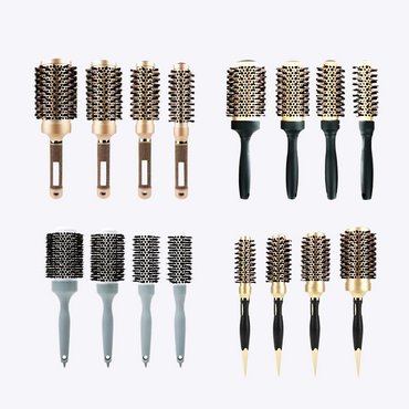 Round Hair Brush Professional Hair Styling Brush, Round Curling Brush Bristle