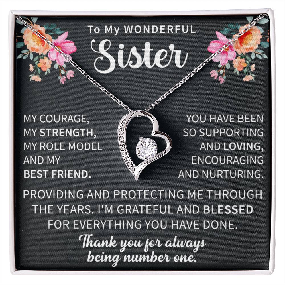 Sister necklace gift