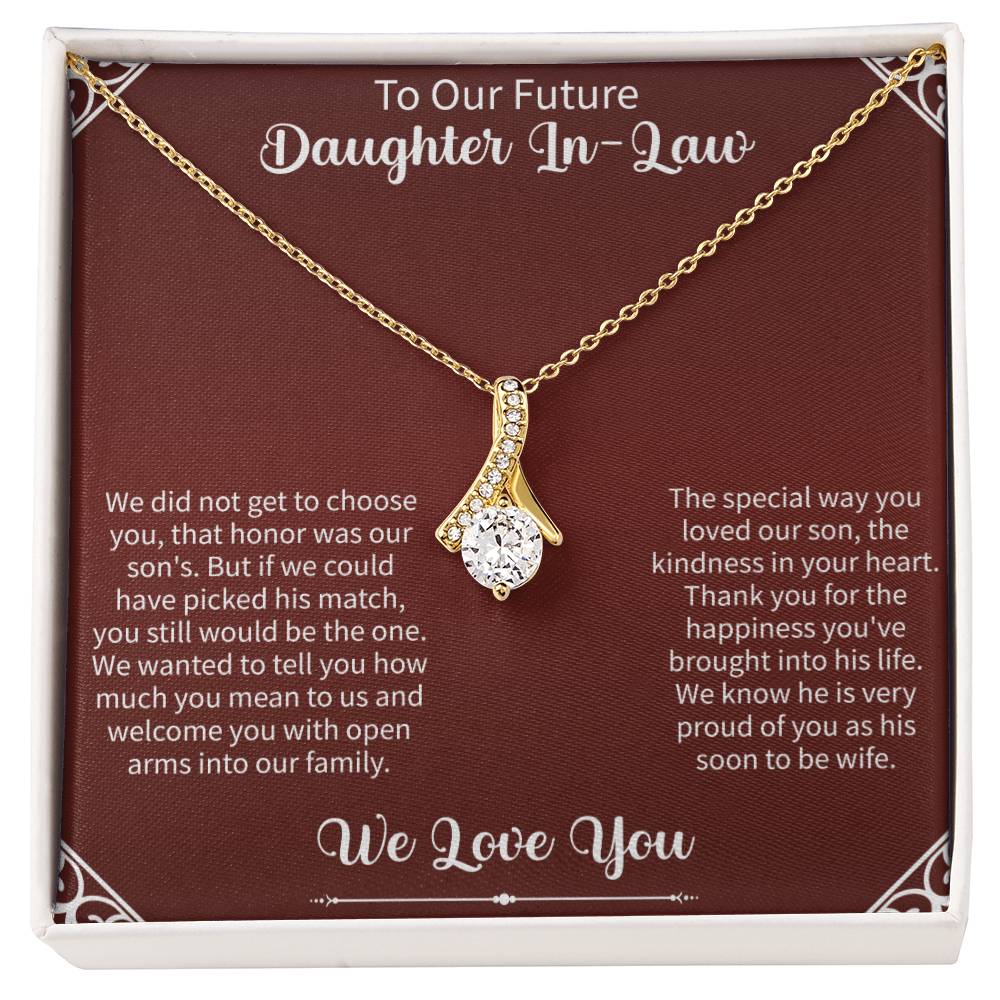 To Our Future Daughter In-Law Alluring Beauty Necklace