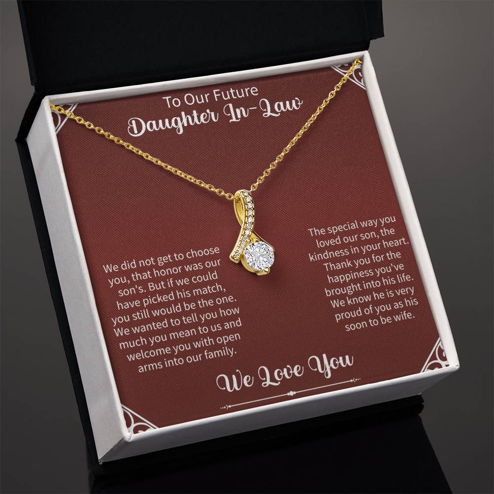 To Our Future Daughter In-Law Alluring Beauty Necklace