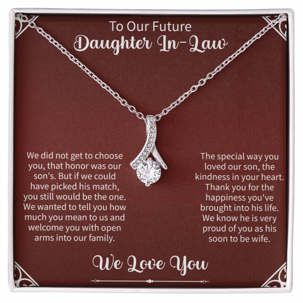 To Our Future Daughter In-Law Alluring Beauty Necklace