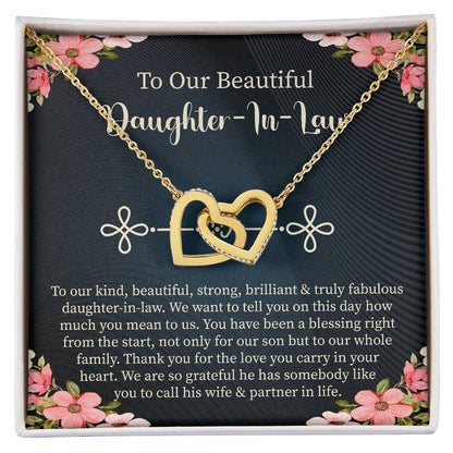 To Our Daughter-In-Law Gift On Wedding Day, Future Daughter In Law Wedding Gift