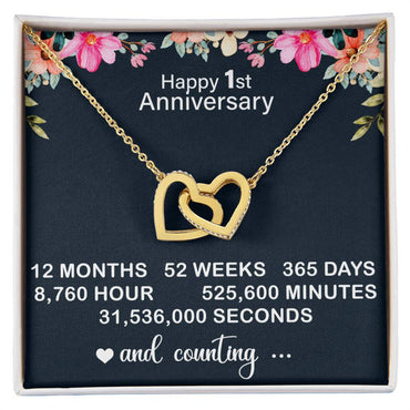 1 Year Anniversary Gift for Girlfriend - First Anniversary Gift for Her, 1st Anniversary Gift Idea