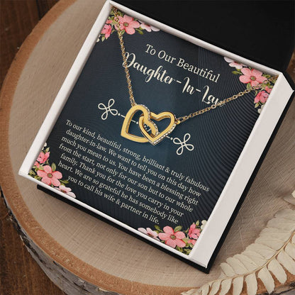 To Our Daughter-In-Law Gift On Wedding Day, Future Daughter In Law Wedding Gift