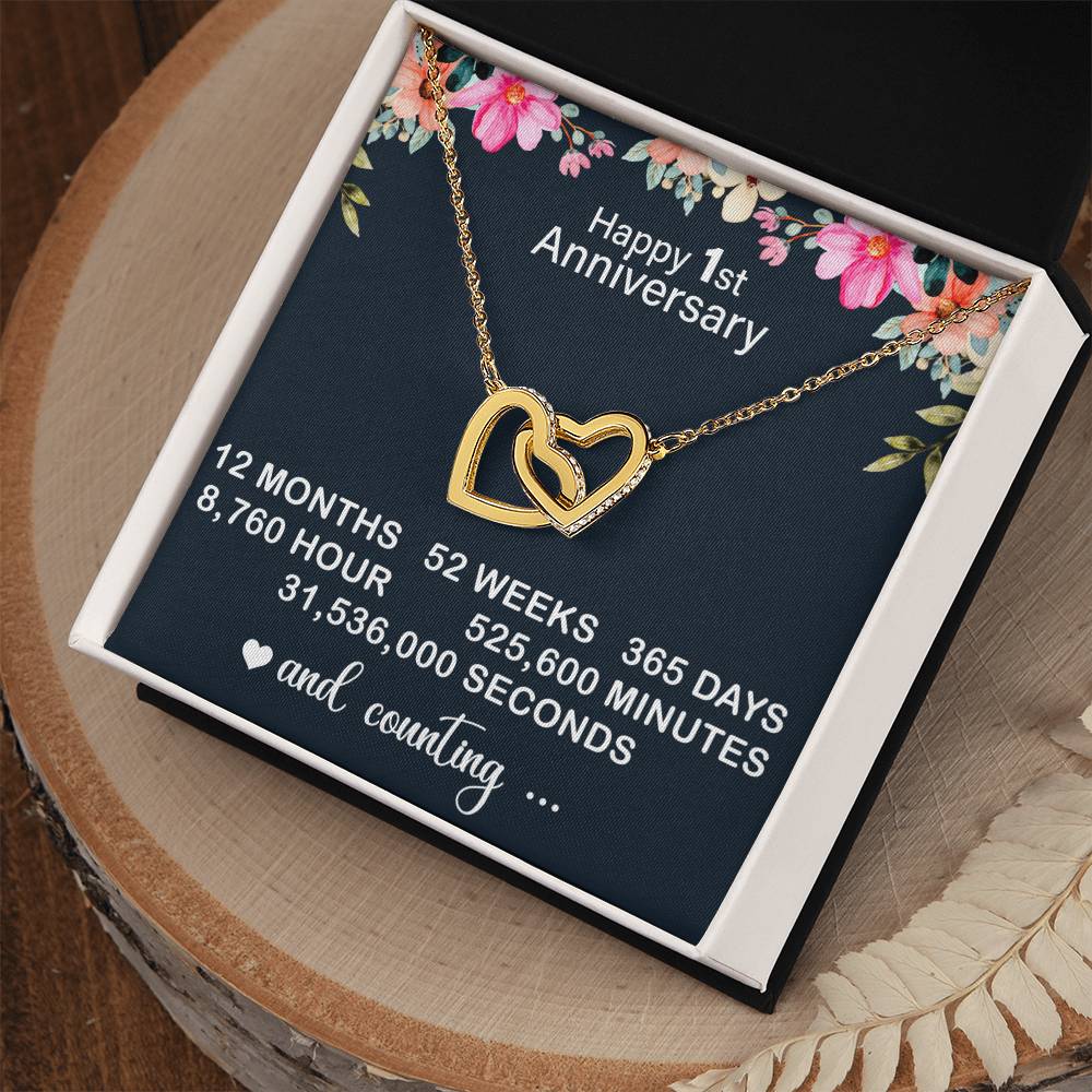 1 Year Anniversary Gift for Girlfriend - First Anniversary Gift for Her, 1st Anniversary Gift Idea