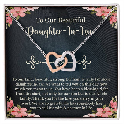 To Our Daughter-In-Law Gift On Wedding Day, Future Daughter In Law Wedding Gift