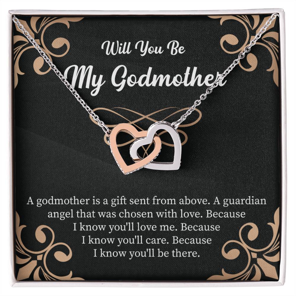 Godmother Proposal Necklace Gift for Godmother, Mothers Day Gift, Godmother Proposal, Will You Be My Godmother