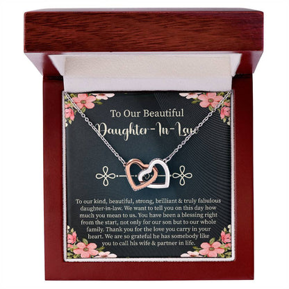 To Our Daughter-In-Law Gift On Wedding Day, Future Daughter In Law Wedding Gift