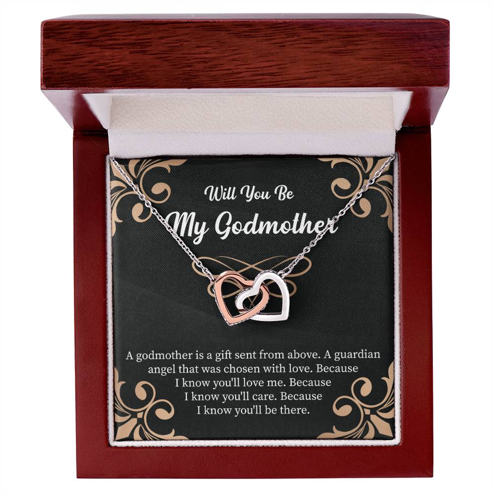 Godmother Proposal Necklace Gift for Godmother, Mothers Day Gift, Godmother Proposal, Will You Be My Godmother