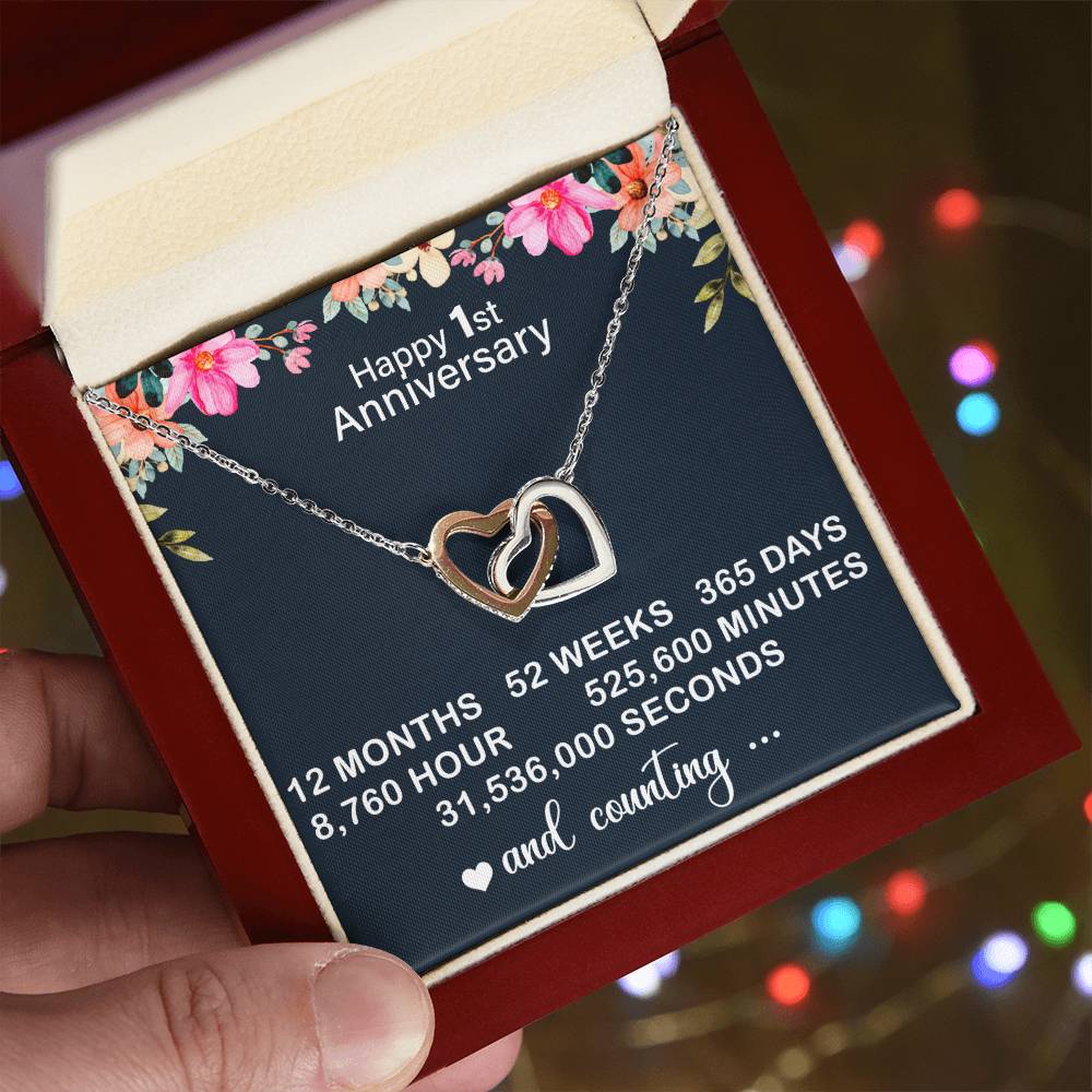 1 Year Anniversary Gift for Girlfriend - First Anniversary Gift for Her, 1st Anniversary Gift Idea