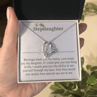 To my Stepdaughter Forever Love Necklace