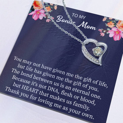 Bonus Mom Gifts Necklace, Necklace for Step Mom, Mothers Day Gifts Christmas Birthday Jewelry Gifts for Bonus Mom Step Mother