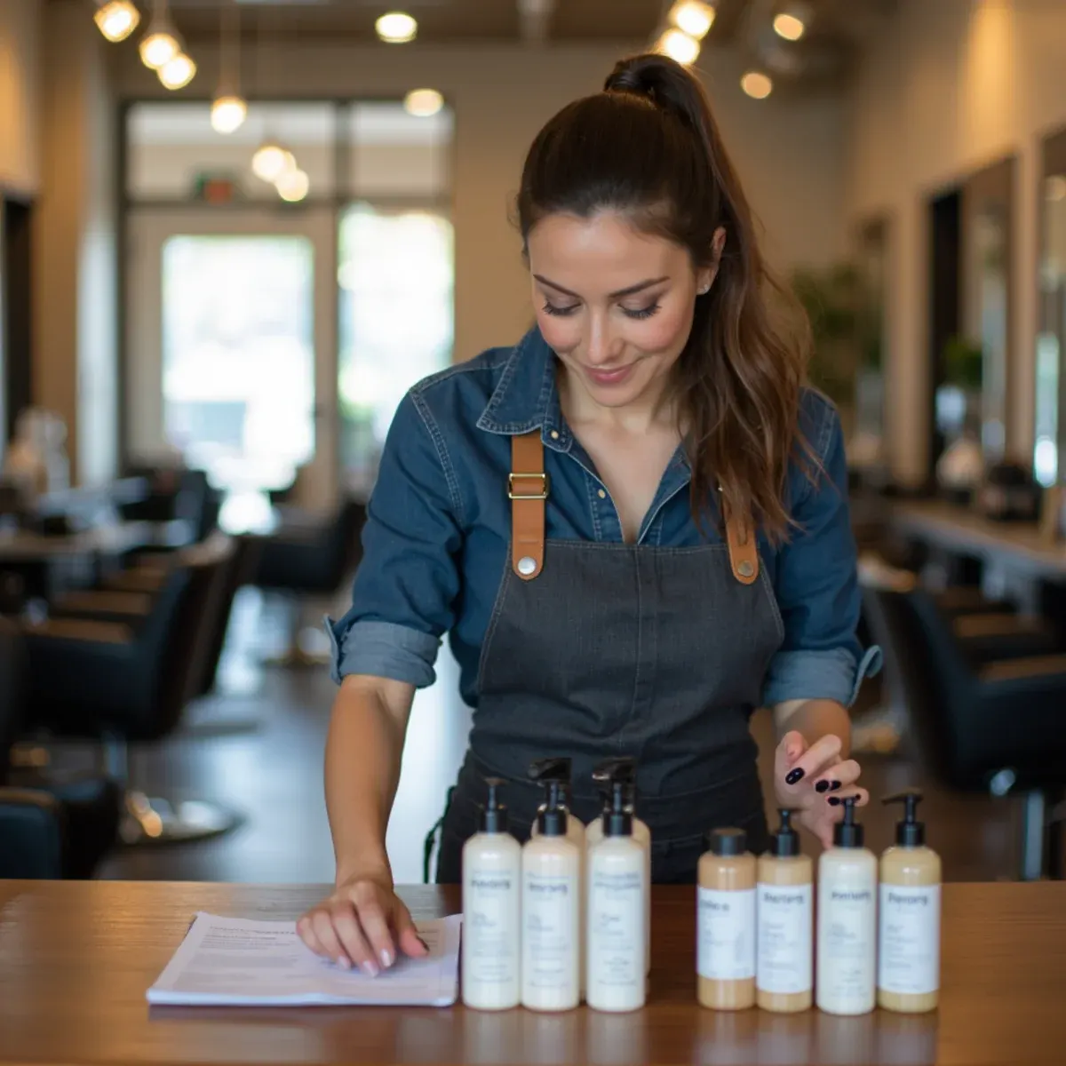 Beauty product supplier serving Clinton Township, Michigan with boutique and salon inventory