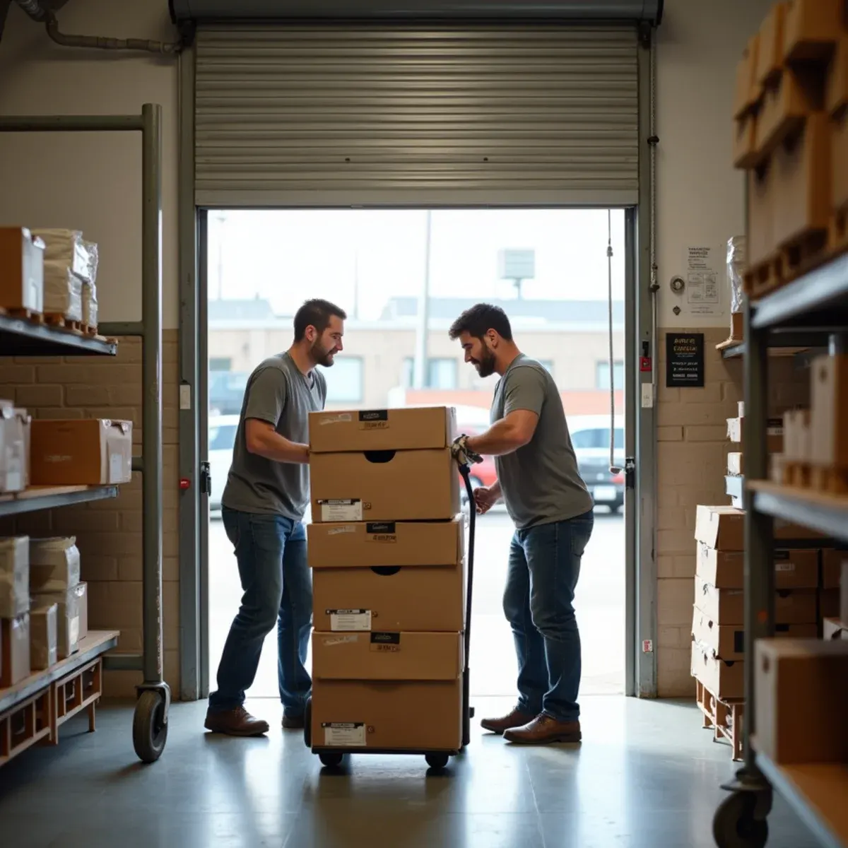 Wholesale & Bulk Beauty Orders being prepared for a customer order at a beauty product supplier in Warren, MI